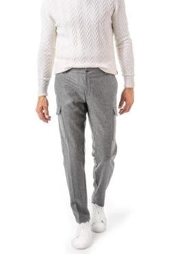 Cargohose Vargo, Schurwolle, Grau