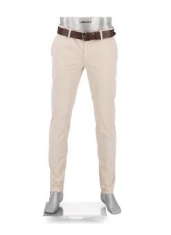 Alberto Chino Rob, Slim Fit, Baumwolle, Hellbeige