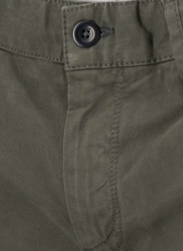 Alberto Hose Lou, Regular Fit, Pima Baumwolle, Dunkelolive – Bild 5