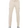 Alberto Cargohose John, Slim Fit, Cord, Hellbeige