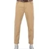 Alberto Hose Jive-C, Comfort Fit, Twill, Dunkelbeige