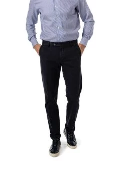 Hose, Baumwolle, Navy