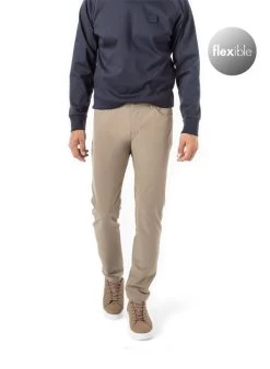 Boss Green Hose, Slim Fit, Mikrofaser Wasserabweisend, Khaki