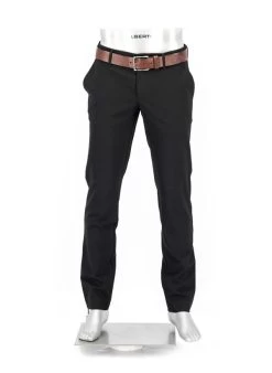 Alberto Hose Lou, Regular Fit, Mikrofaser, Ceramica®, Schwarz