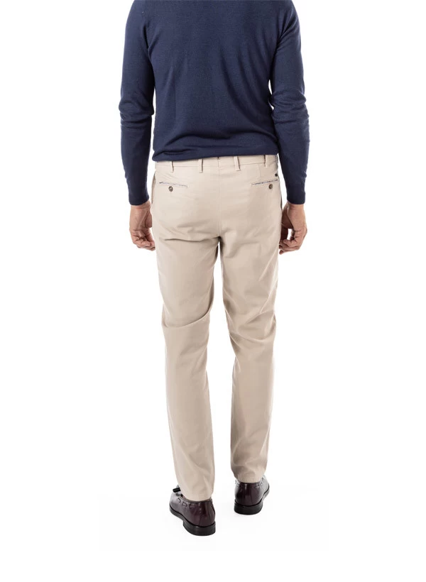 Bundfaltenhose, Baumwolle, Beige – Bild 3