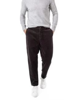 BOSS ORANGE Hose, Relaxed Fit, Cord, Schwarz