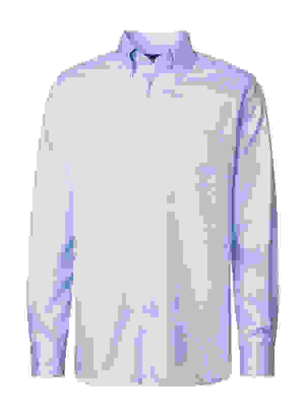 Hemd, Regular Fit, Baumwolle, Hellblau Gemustert – Bild 4