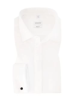 Seidensticker Hemd, Regular Fit, Popeline, Weiß