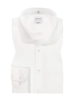 Seidensticker Hemd, Regular Fit, Baumwolle, Extra Langer Arm, Weiß