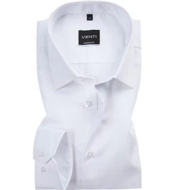 Venti Hemd, Modern Fit, Popeline, Extra Langer Arm, Weiß